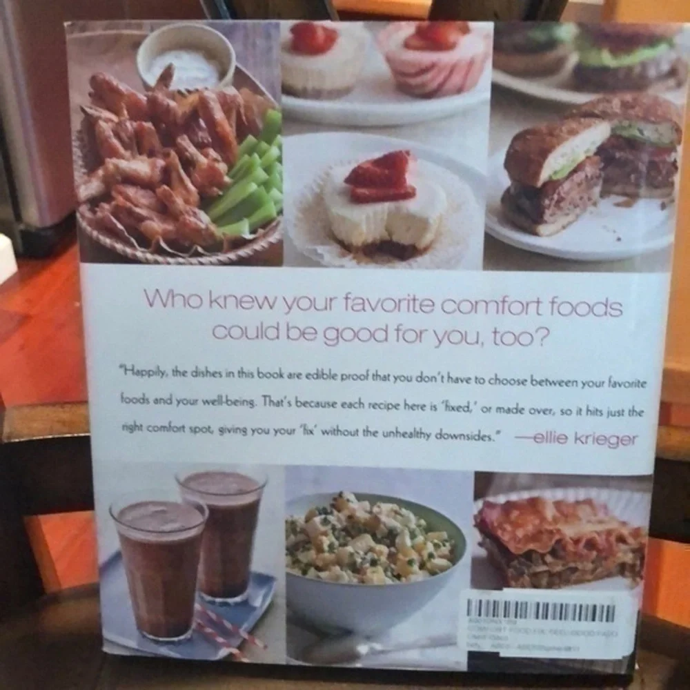 Ellie Krieger Comfort food fix, cook book.